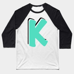 Letter K Baseball T-Shirt